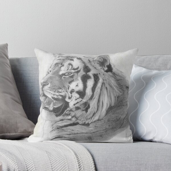 Item preview, Majestic Tiger Pencil Sketch designed and sold by BexcatArts.