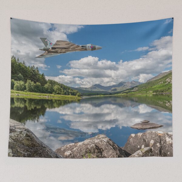 Item preview, Bombardero Avro Vulcan sobre el lago designed and sold by AJEvans.
