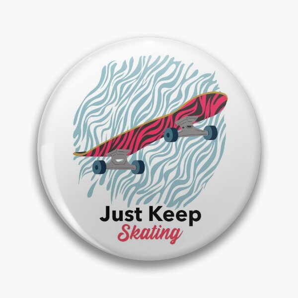 Item preview, Just Keep Skating Skateboard Pattern  designed and sold by jacks-tees.