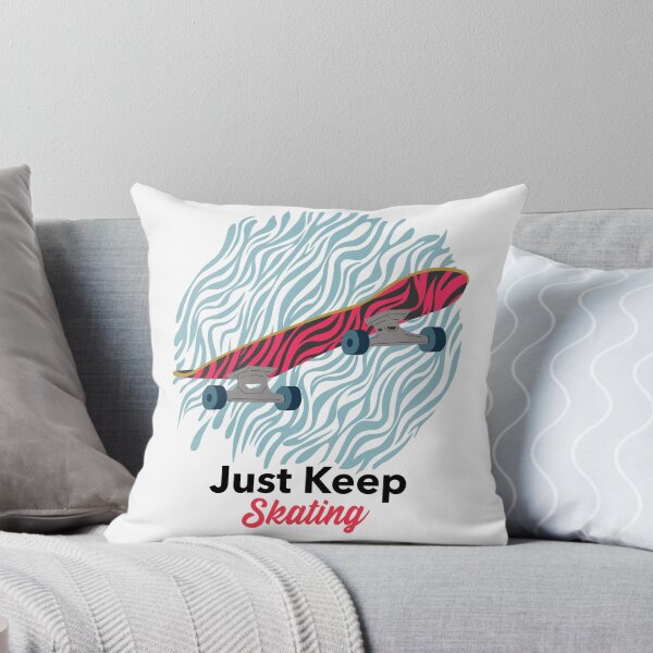 Item preview, Just Keep Skating Skateboard Pattern  designed and sold by jacks-tees.