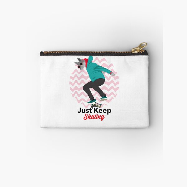 Item preview, Just Keep Skating Skateboarding Wolf  designed and sold by jacks-tees.
