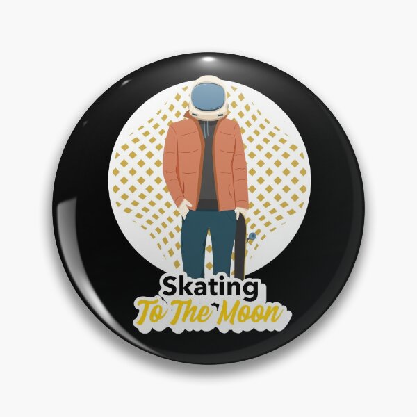 Item preview, Skating To The Moon Skateboarding designed and sold by jacks-tees.