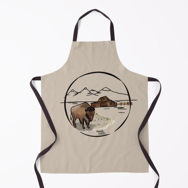 Item preview, A bison in Wyoming - nature designed and sold by Aurealis Creatief.