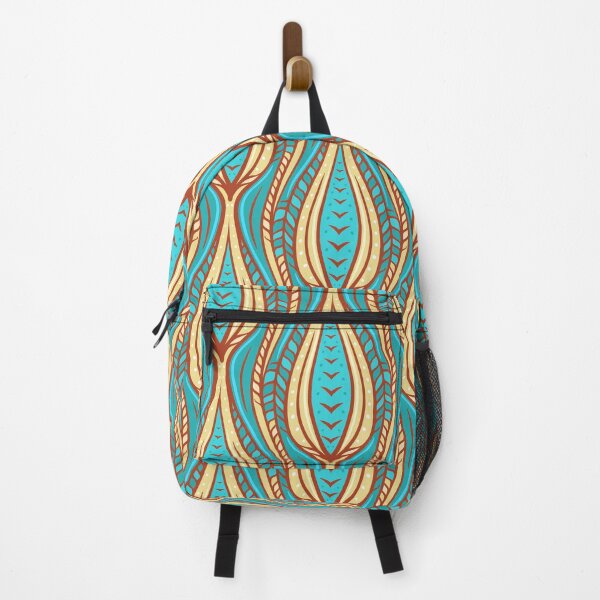 Item preview, Blue vertical pattern with leaves designed and sold by Erikashop.