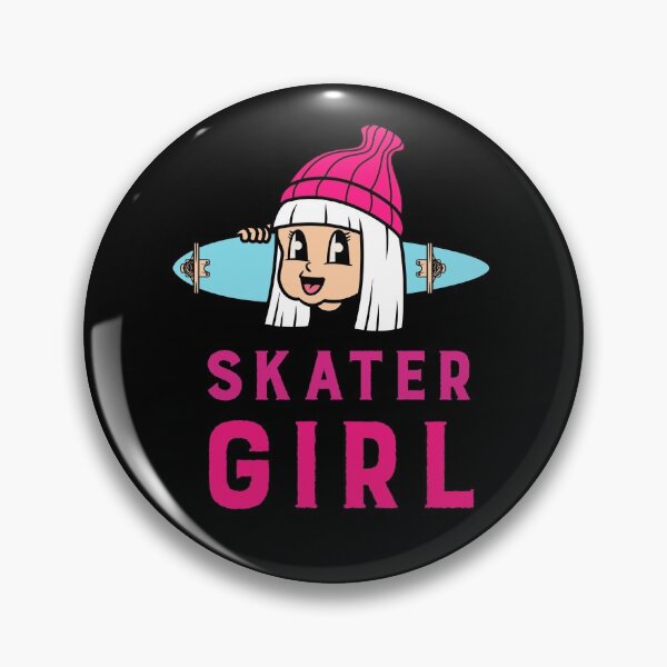 Item preview, Skater Girl Cute Skateboarding Smile designed and sold by jacks-tees.