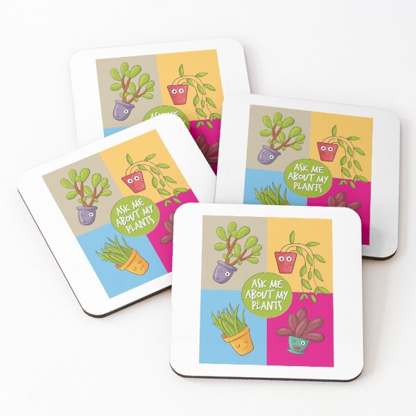 Item preview, Ask Me About My Plants | Colorful Modern Design For Plant Lovers designed and sold by knapst.
