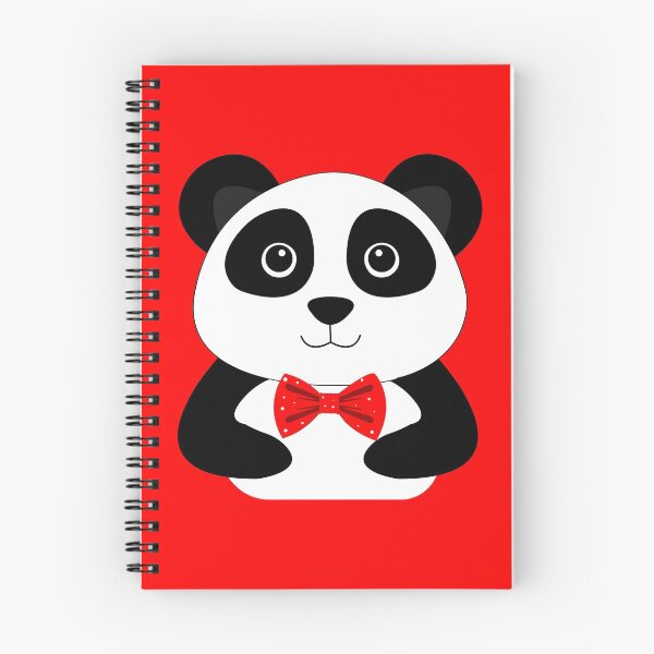 Item preview, Funny baby panda wearing dotted red bow tie  designed and sold by SGS-.