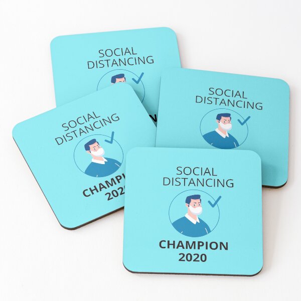 Item preview, social distancing champion 2020 designed and sold by MonoMerch26.