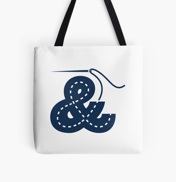 Sew-Op Ampersand All Over Print Tote Bag