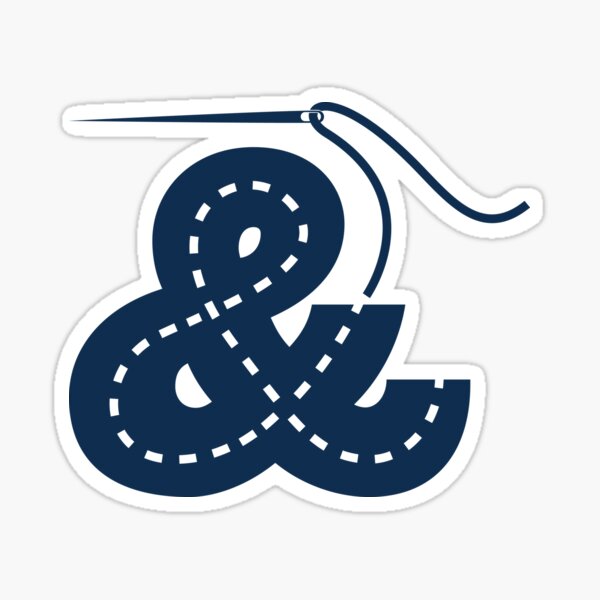 Sew-Op Ampersand Sticker