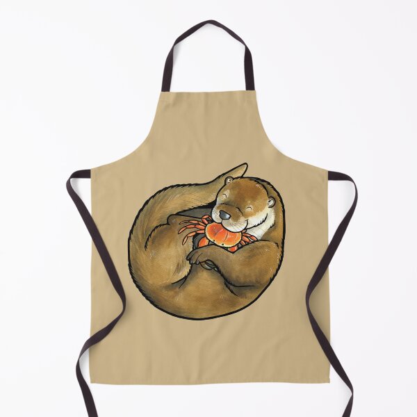 Item preview, European or river otter designed and sold by animalartbyjess.