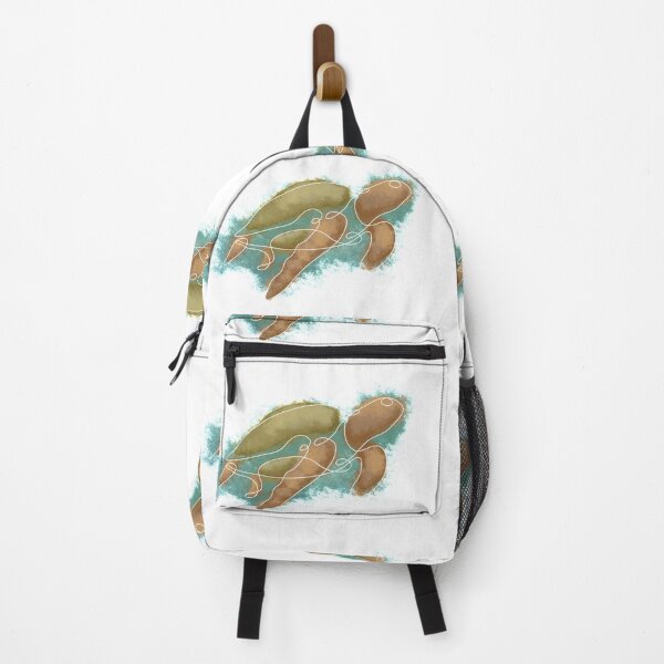 Item preview, sea tutle swimming, minimalistic linework and paint spots on white background designed and sold by studioMoSa.