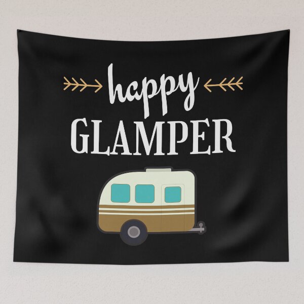Item preview, Happy Glamper designed and sold by good vibes clothing.