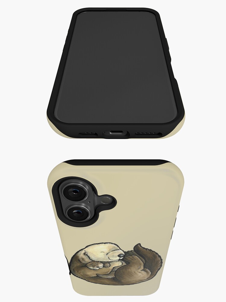 Thumbnail 3 von 4, iPhone-Hülle, Seeotter und Baby designt und verkauft von animalartbyjess.