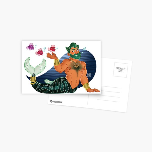 Siren Bear Postcard