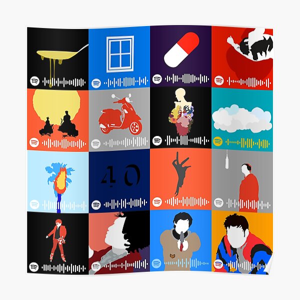 "Joji Spotify Code Art" Poster for Sale by Krp2 Redbubble