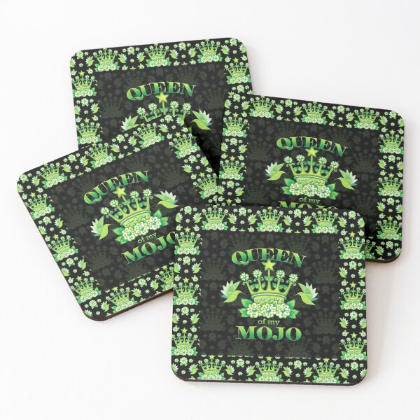 Item preview, Queen of my MOJO (allover pattern) designed and sold by PatriciaSheaDesigns.
