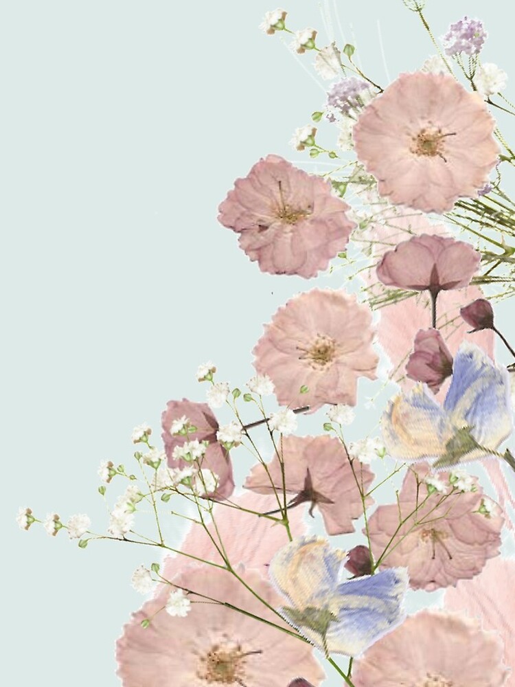 "Dried Pressed Flowers Cover Case" iPhone Case for Sale by