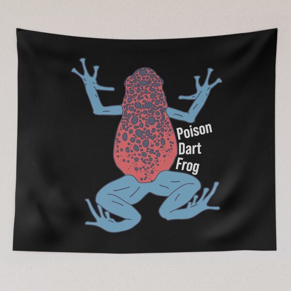 Item preview, Poison Dart Frog - Red Exotic Animal Text - Rain Forest designed and sold by DeWinnes.