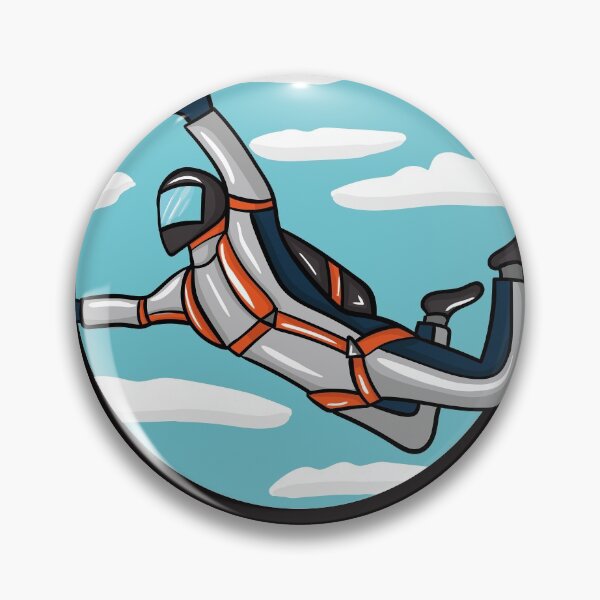 Item preview, Skydiver Illustration designed and sold by Whynot123.