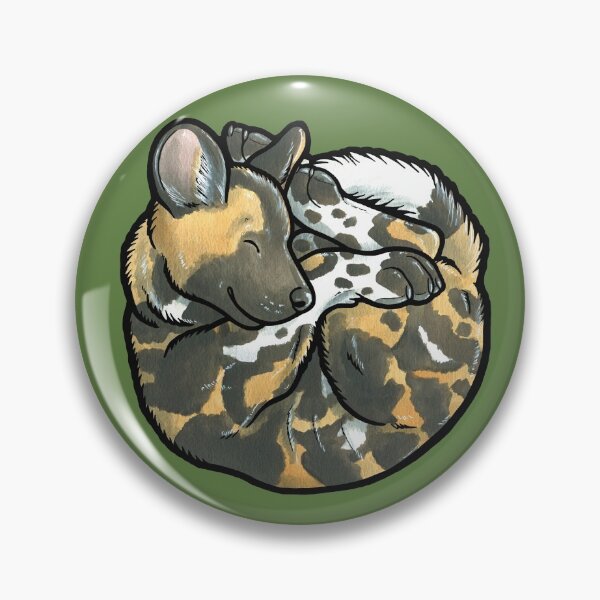 Artikelvorschau, Afrikanischer Wildhundwelpe entworfen und verkauft von animalartbyjess.