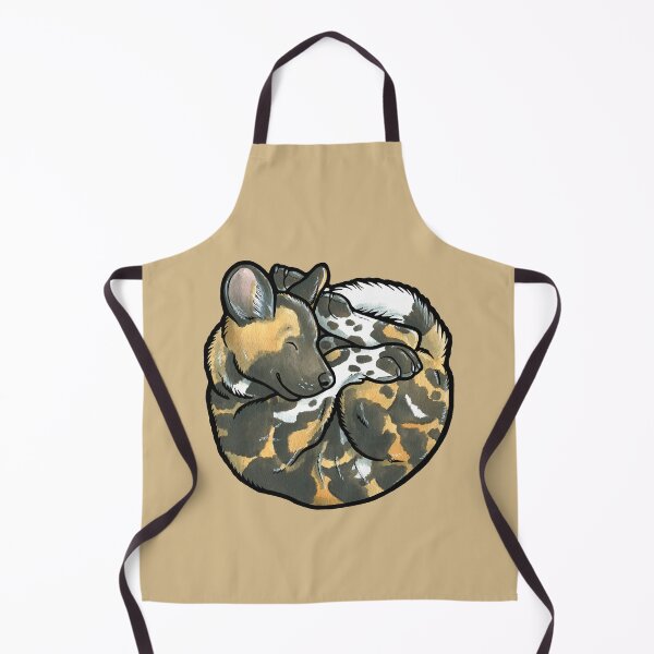 Item preview, African Wild Dog pup designed and sold by animalartbyjess.