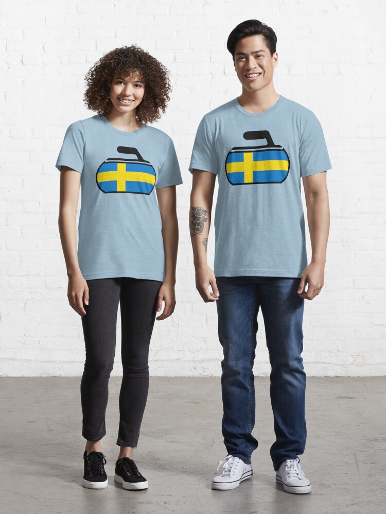Essential T-Shirt, Sweden Curling designed and sold by the-splinters