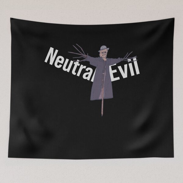 Item preview, Neutral Evil - Scarecrow Diagonal Text - Roleplaying designed and sold by DeWinnes.