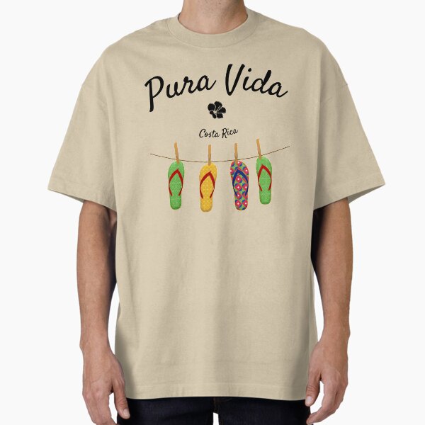 Item preview, Pura Vida Costa Rica Flip Flops designed and sold by JungleJava.