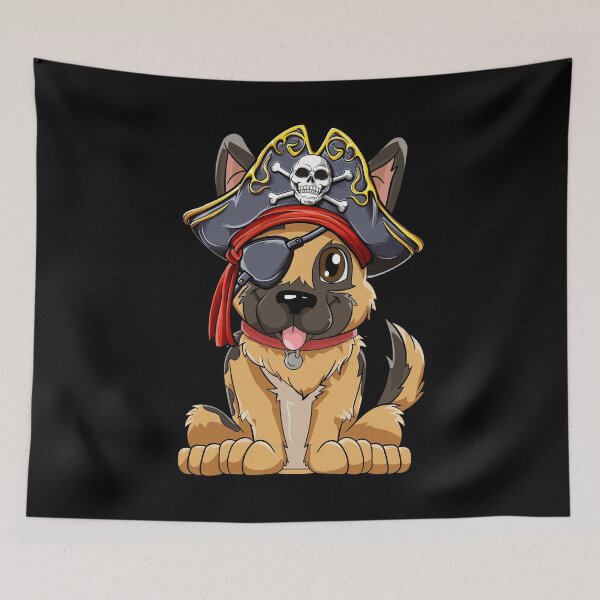 Item preview, German Shepherd Pirate Shirt for Men Women Boys Girls Kids Dog Lover Gifts designed and sold by LiqueGifts.