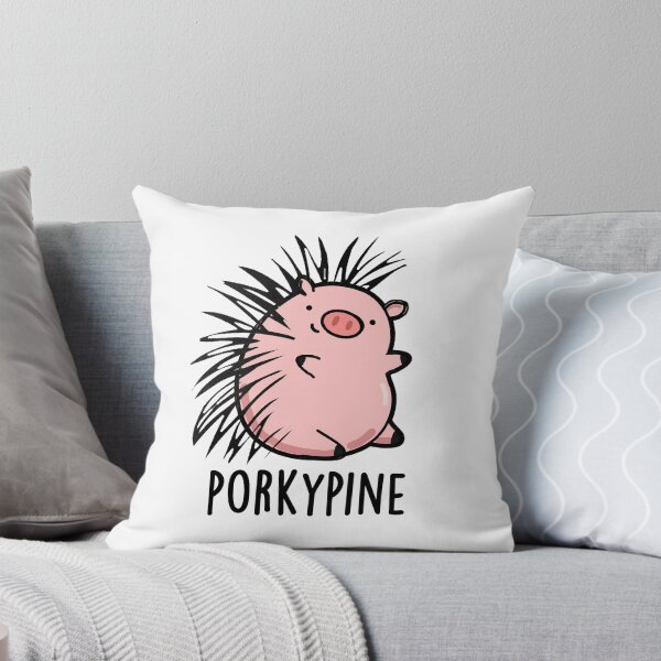 Item preview, Porky-pine Funny Porcupine Pig Puns  designed and sold by punnybone.