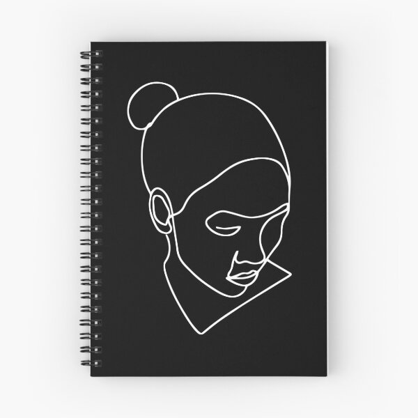 Item preview, Abstract Feminine Art Line Drawing - Portrait Graphic Black designed and sold by RLYGR8.