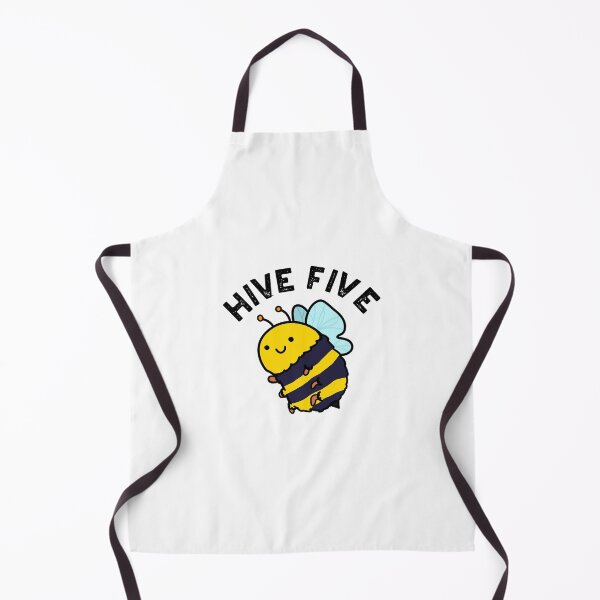 Item preview, Hive Five Funny High Five Bee Puns designed and sold by punnybone.
