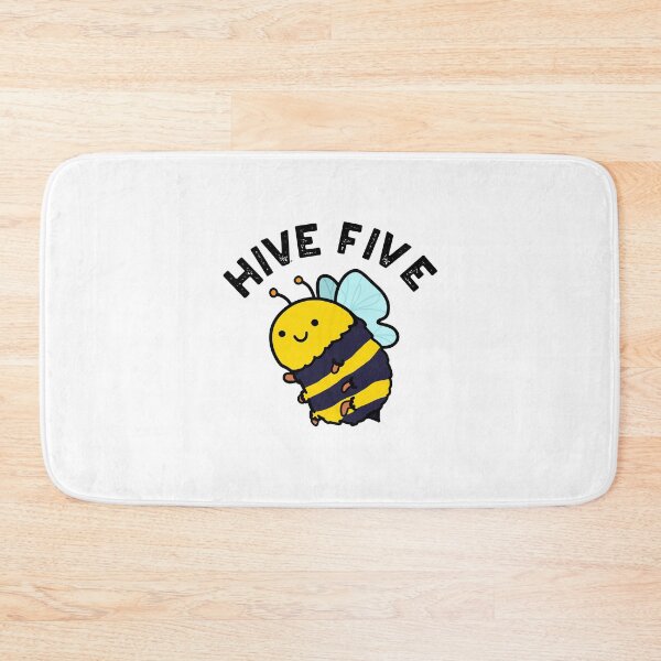 Item preview, Hive Five Funny High Five Bee Puns  designed and sold by punnybone.