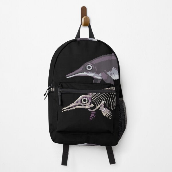 Item preview, Ichthyosaur and it’s Skeleton - Pixel Art designed and sold by wedew3.