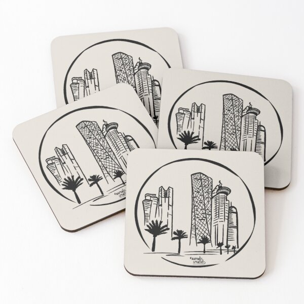 Item preview, Qatar Skyline designed and sold by Aurealis Creatief.