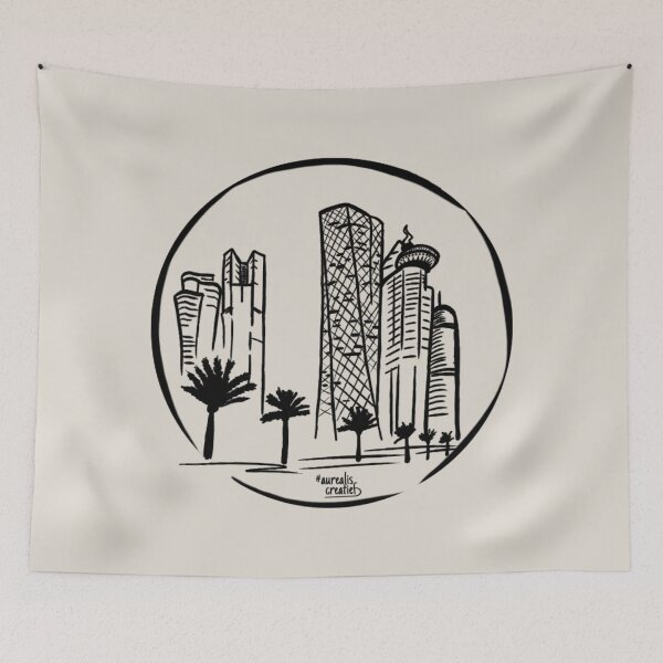 Item preview, Qatar Skyline designed and sold by Aurealis Creatief.
