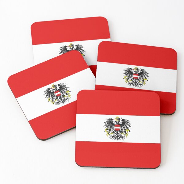 Item preview, Austrian flag-coat of arms designed and sold by P-I-R.