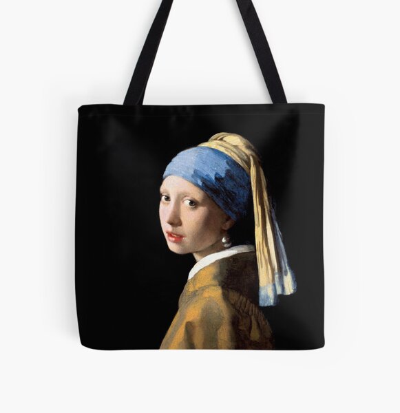Aperçu de l'œuvre Fille avec une boucle d'oreille en perles - Jan Vermeer peintre néerlandais aux Pays-Bas Souvenir Gift créée et vendue par conceptDVS.