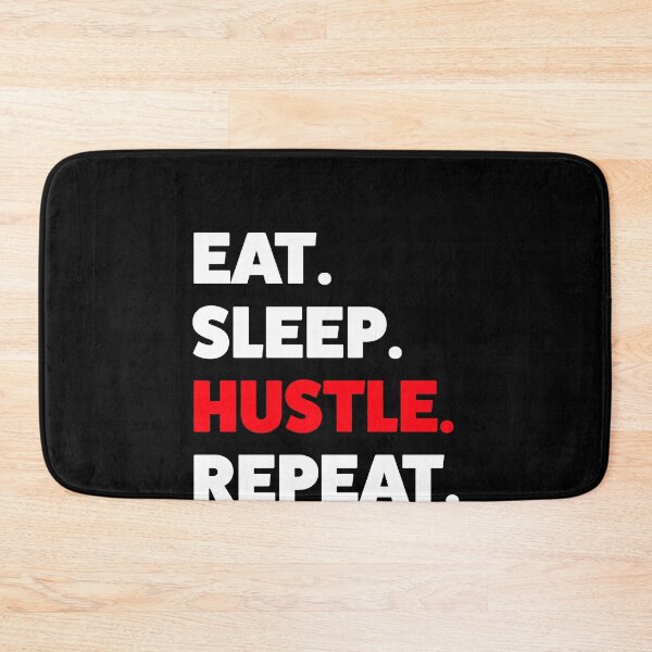 Item preview, Eat Sleep Hustle Repeat designed and sold by Statement-Teez.