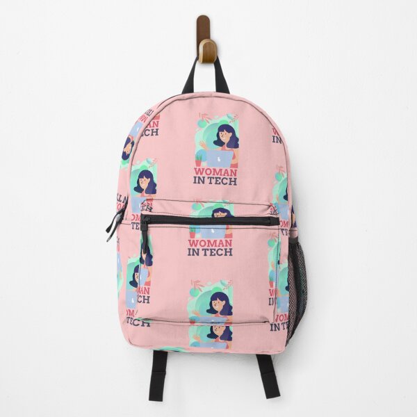 Item preview, Woman in tech waving designed and sold by Wit-POD.