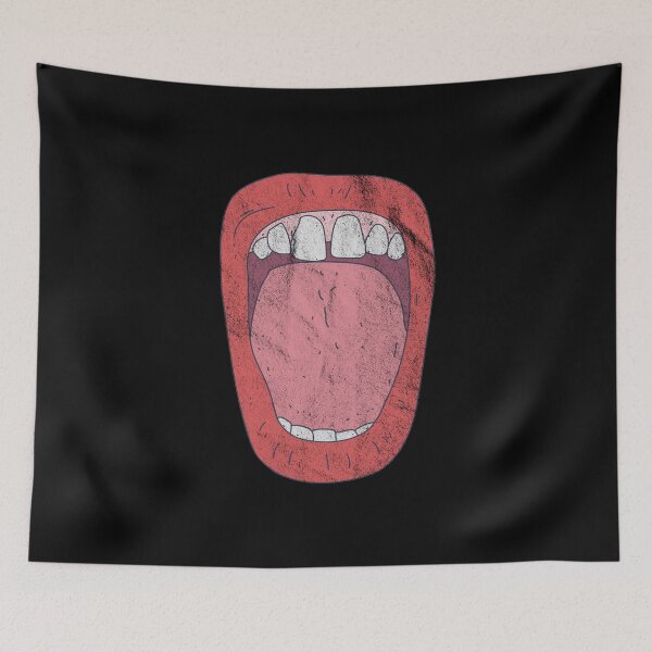 Item preview, Distressed Voice Actor - Mouth Graphic - Performing Artist designed and sold by DeWinnes.