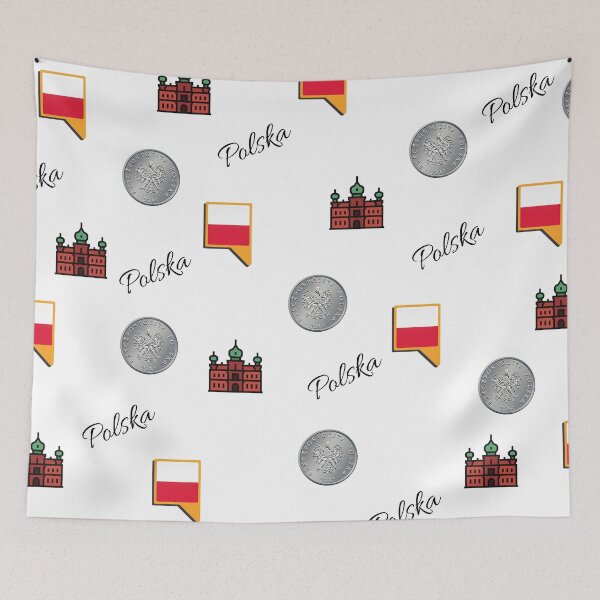 Item preview, Poland, Polska, Country, Flag designed and sold by Traveledesigns.