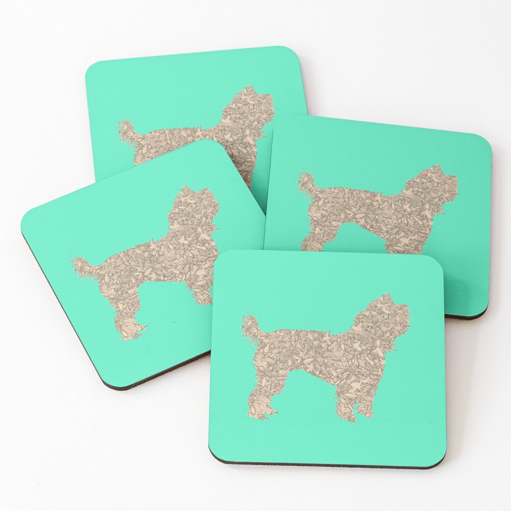 Item preview, Coasters (Set of 4) designed and sold by ThePoodleandCo.
