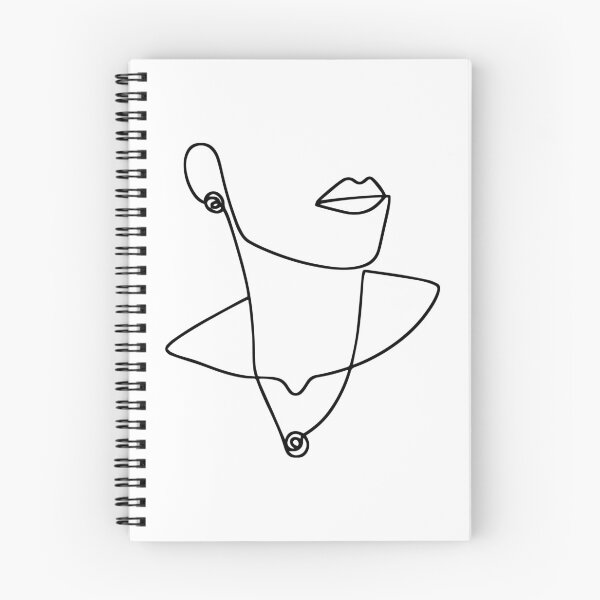 Item preview, Abstract Modern - Feminine Face Portrait - One Line Drawing designed and sold by RLYGR8.
