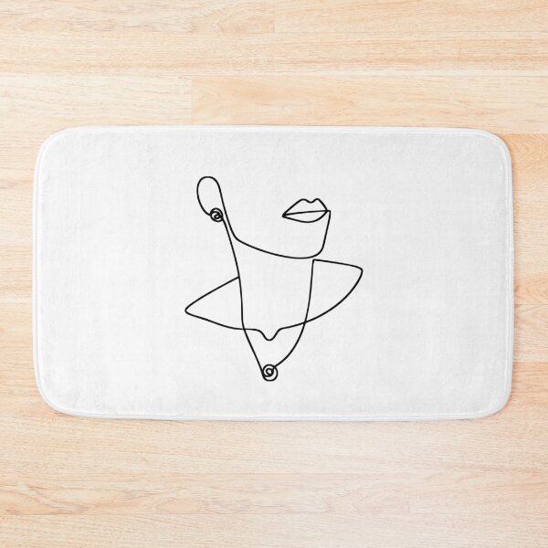 Item preview, Abstract Modern - Feminine Face Portrait - One Line Drawing designed and sold by RLYGR8.