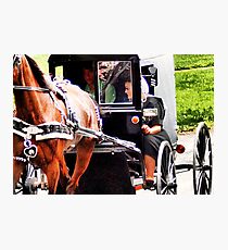 Amish Buggy Photographic Print