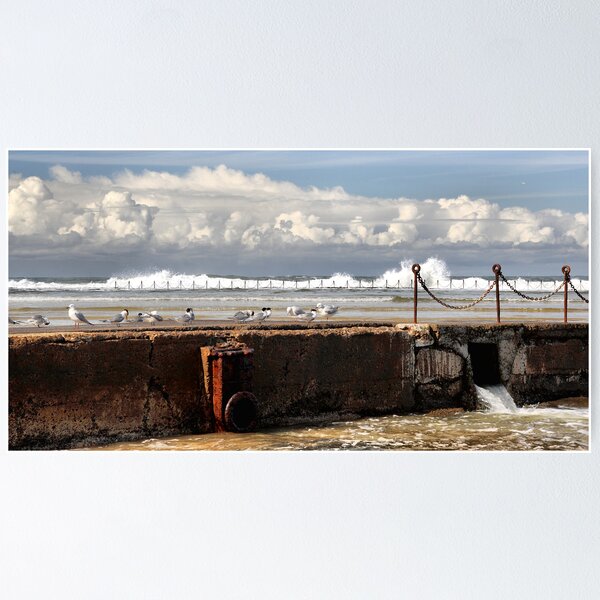 Item preview, The Canoe Pool - Newcastle Beach NSW Australia designed and sold by Bev Woodman.