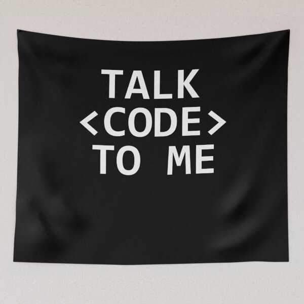 Item preview, Talk Code To Me Programmer Computer Scientist Nerd designed and sold by LeMuesch.