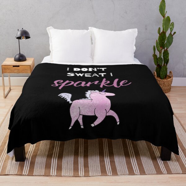 Item preview, I Don't Sweat I Sparkle - Funny Unicorn designed and sold by m95sim.